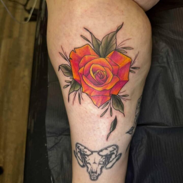 Fresh ink!  Thank you @tattooingmermaid for the fun contest and for picking me!!…