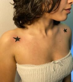 Stars  x @cory_vegx  Agenda abierta #Tattoo #tattoostar #estrellas #tattooartist…