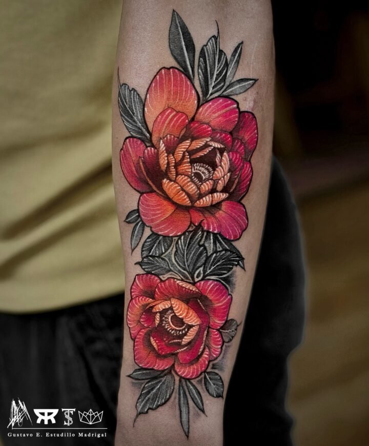 Asi empezó hace un par de semanas  este proyecto que será una manga llena de flo…