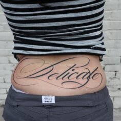 Script from today 
Done @allgoodla 
–
–
–
–
#tattoo #script #explorepages #lette…