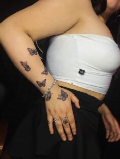 Muy buenas # 
  Junto con saludar adjunto #tattoo #trabajo #work de hoy 

#black…