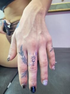 Thank you ขอบคุณที่ใช้บริการครับ  thank you so much  #tattoo #MinimalTattoocnx #…