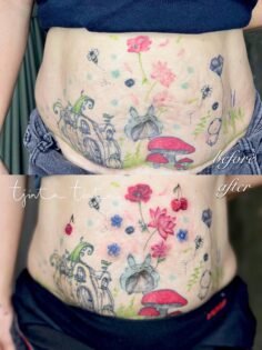 •
First session of decorating old tattoo 
•
Old tattoo isn’t my work 
•
________…