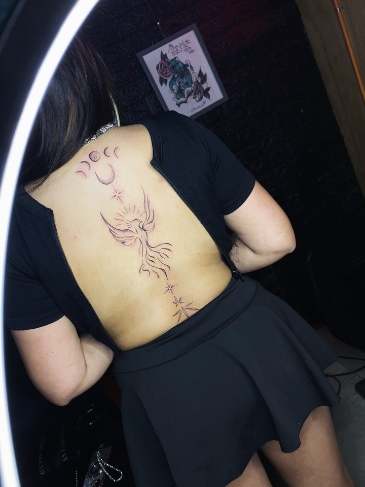 Muy buenas # 
  Junto con saludar adjunto #tattoo #trabajo #work de hoy 

#black…