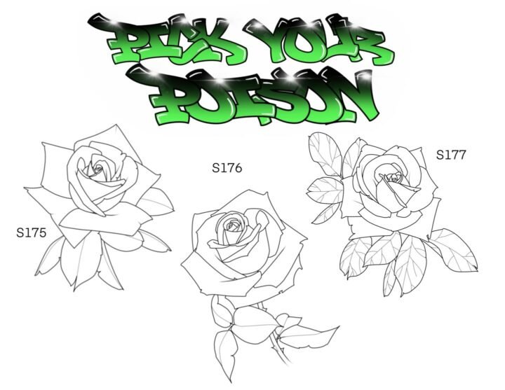 I’d love to get to do these pick your poison tattoos! DM to get details about ho…
