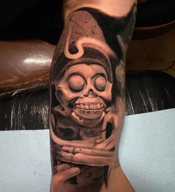 @dreamwakertattoo #coloradotattooartist #mictlantecuhtli #ink #tattoo #fortcolli…