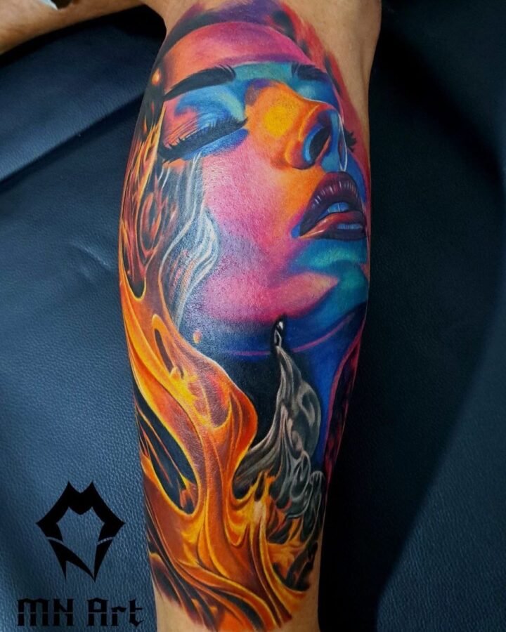 မတင်ဖြစ်သေးတဲ့ ပုံလေး create by me  #tattoo…