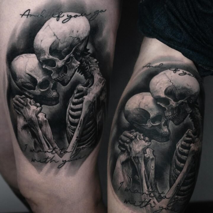 Couples tattoos done in Amarillo Texas for the @inkmasterstattooshow 
Booking ap…