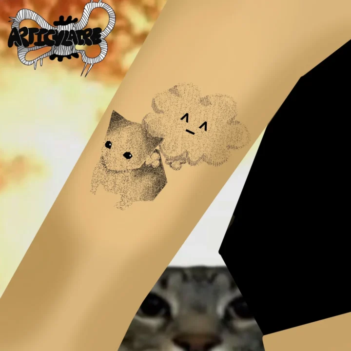 Flash digital kitty 

Inspi de la bonne vieille 3d polygone mêlée avec un petit …