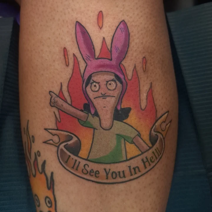 My fav character from Bobs Burgers!
.
.
#bobsburgers #tattoo #louisbelcher #pitt…