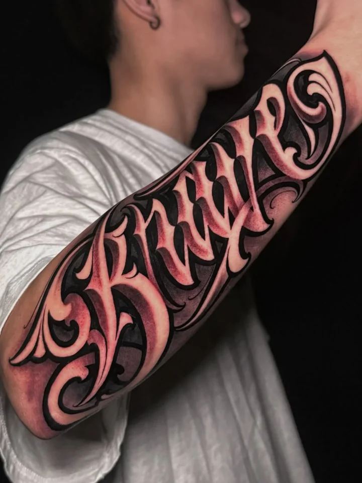 Tatuador : @0321_sun_tattooer 
#lettering #letter #tattoo #tattoos…