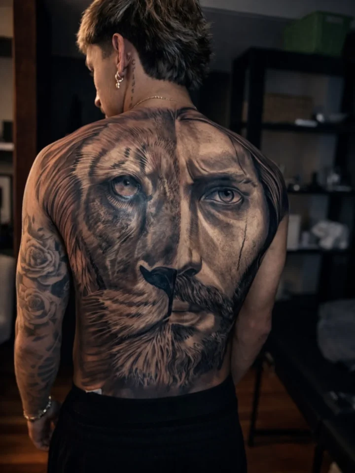 Tatuador : @gerko.tattoo 
#tattooed #tattoo #jesus…