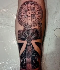 Tatuagem com algumas técnicas de pontilhismo  #tattoo #tattoofyp #fyp…