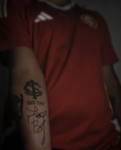 INTER TATTOO 
Tattoo em homenagem à @abelbragaoficial 
Feita para o @felip3.card…