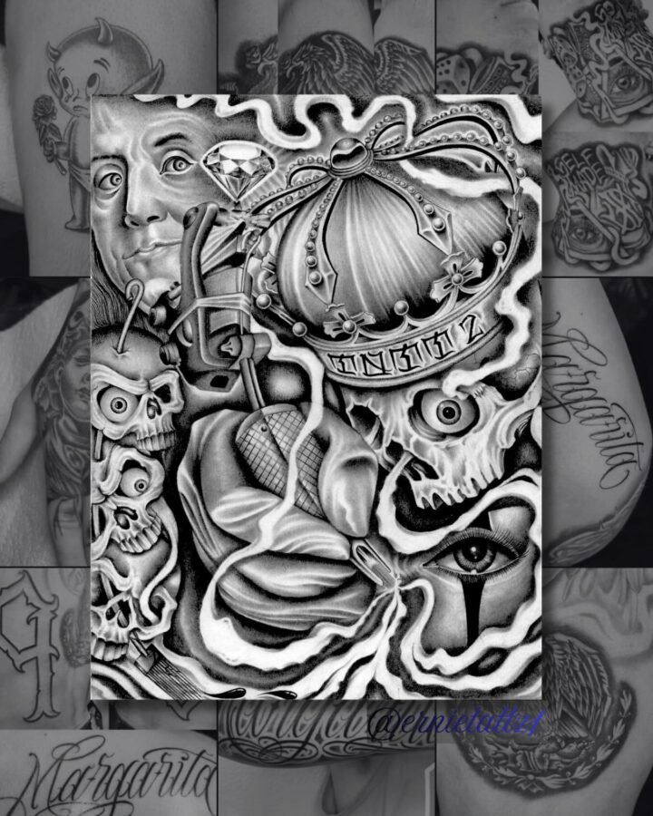 Custom 6.5in x 8.4in stickers now available
•Featuring original artwork by @erni…