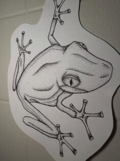 back at it with the stippling! getting my creative spark back here in sunny gunn…