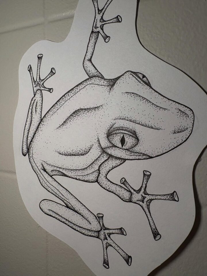 back at it with the stippling! getting my creative spark back here in sunny gunn…