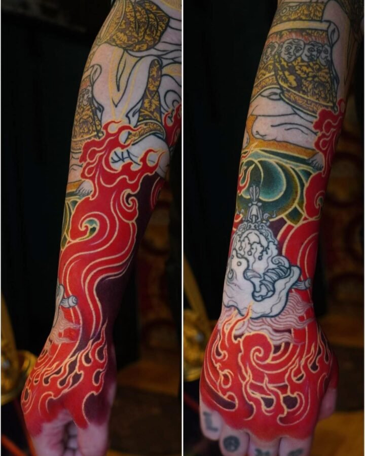 ngày mới rực lửa nha ae 
#tattoo…