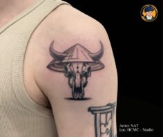 “An old symbol reimagined — strength, identity, and quiet presence.” 
Done by NA…