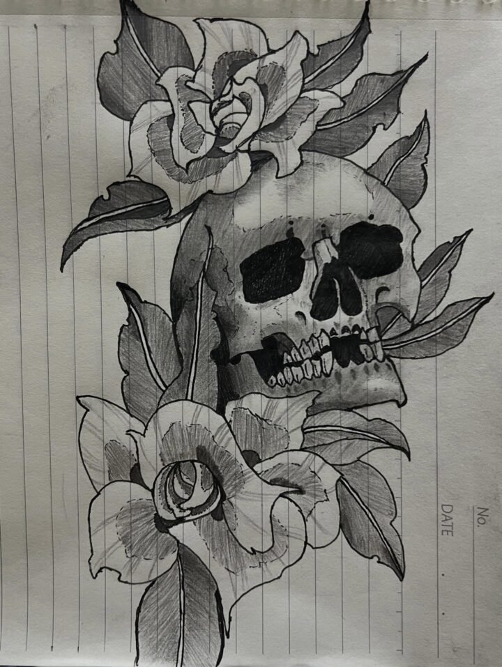 skull✕flower

#tattoo #絵の練習記録 #彫師になる為に #アドバイスください…
