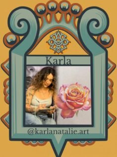 Artist @karlanatalie.art will be joining the art show this February 28th please …