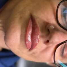 Lip Blushing this technique is so versatile that you can have a soft pop of natu…