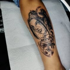 Trabajo del día de hoy Jueves..#tatuajes #tattoo #tattoomujer #tijuana…