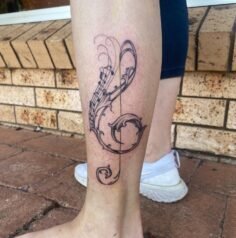 Walk in treble Cleft design, Loved doing this one!!!
.
.
.
#tattoo #tattooappren…