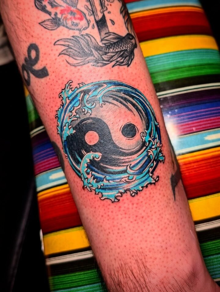 Swimming in Circles Ying Yang request from my client… Here’s the end result……