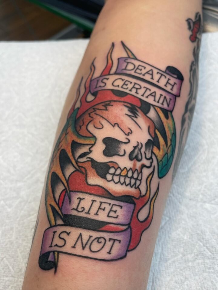 skull wing tattoo by @beatink_kouta 
Design by Ed Hardy 

ご予約・お問い合わせは
• LINE
• D…